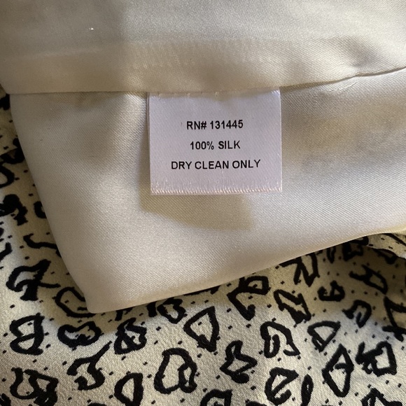 Pure silk Whit dress by Anthropologie - Picture 5 of 6